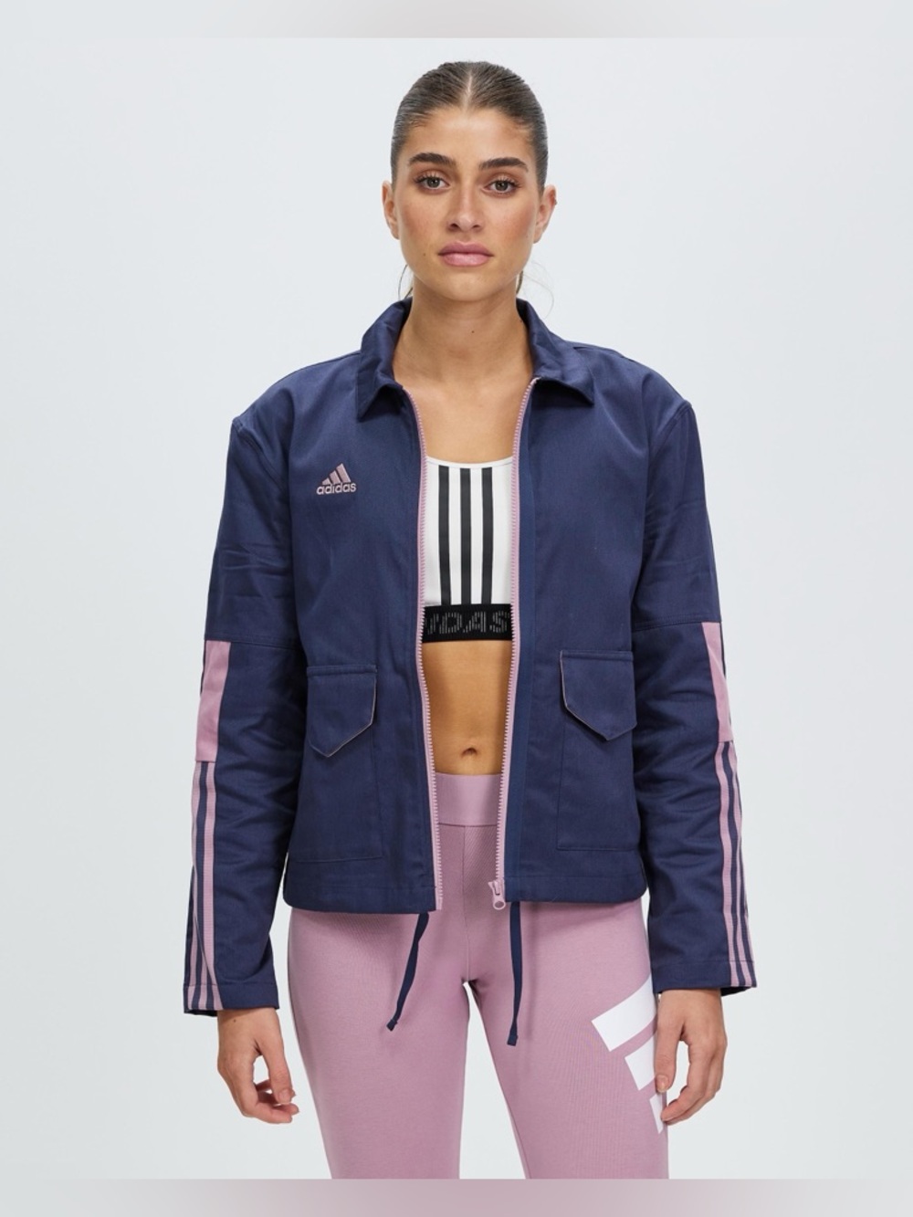 NWT Adidas Orignals Tito Performance cotton cargo jacket women's size M